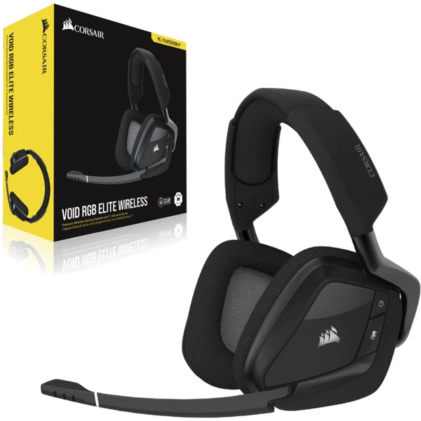 CORSAIR herný bezdrôtový headset Void ELITE Carbon - Slúchadlá - Obrázok LL4E300401