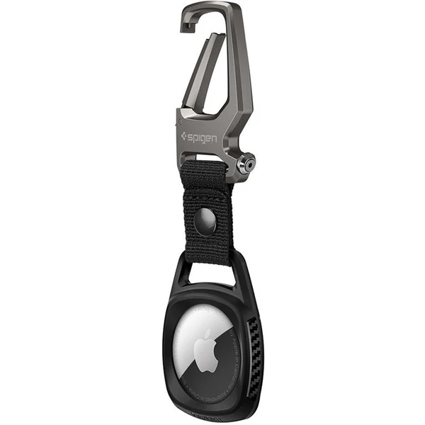 Spigen Rugged Armor Apple AirTag čierne - Puzdra - Obrázok LLPGF00101
