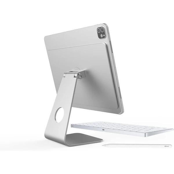 FIXED Frame hliníkový magnetický stojanček iPad Pro 12.9" (18-22)/Air 13" (M2) strieborný - Stojany - Obrázok LLU7100501
