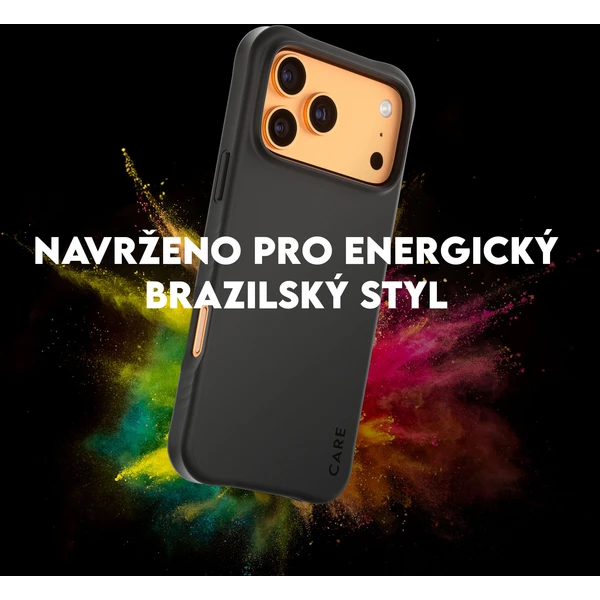 PanzerGlass® CARE Samba kryt s MagSafe Apple iPhone 17 Pro Max Black - Puzdra - Obrázok LMDH000K01