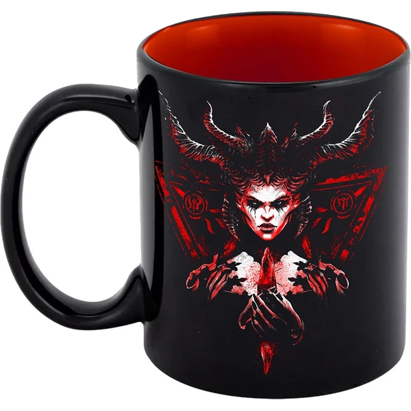 Keramický hrnček Diablo IV - Lilith, Queen of the Succubi 330 ml (darčekové balenie) - Hrnčeky - Obrázok LMGG000K01