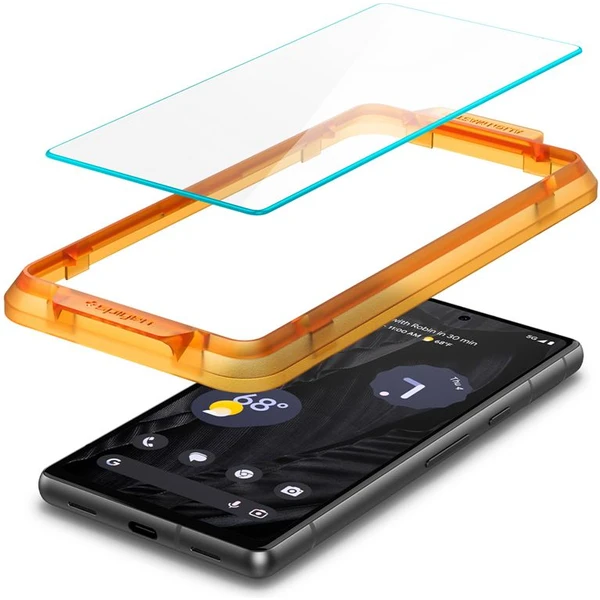 Spigen Glass AlignMaster 2 Pack tvrdené sklo pre Google Pixel 7a číre - Ochranné fólie a sklo - Obrázok LMV1000701