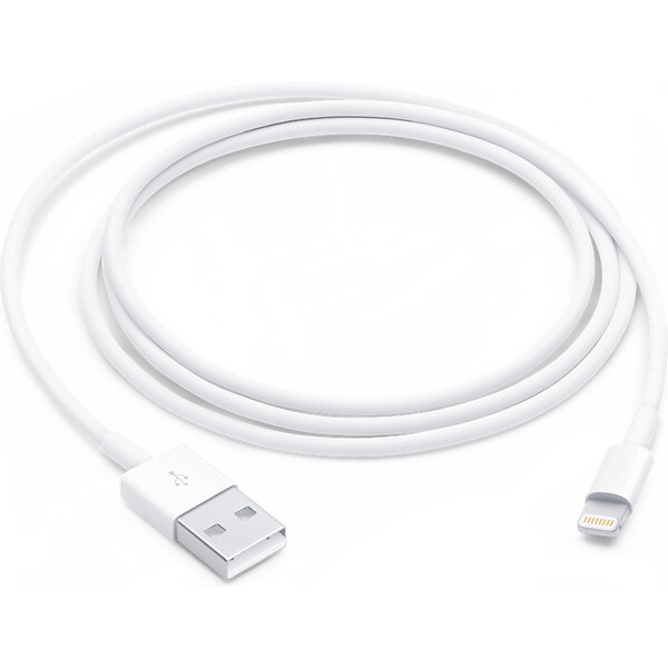 E-shop Apple USB-A/Lightning napájací kábel 1 m biely