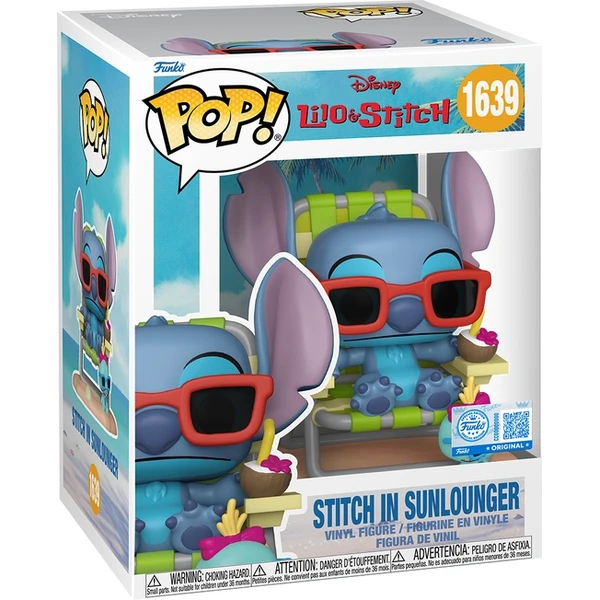 Funko POP! Premium #1639 Lilo & Stitch - Stitch in Sunlounger - Funko POP! - Obrázok LO0J000K01