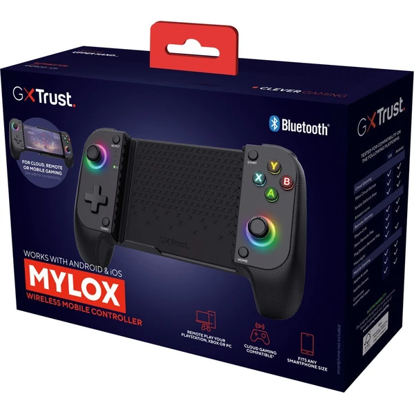 Trust GXT735 Mylox bezdrôtový mobilný herný ovládač čierny (Android/iOS) - Herné ovládače - Obrázok LOFE000K01