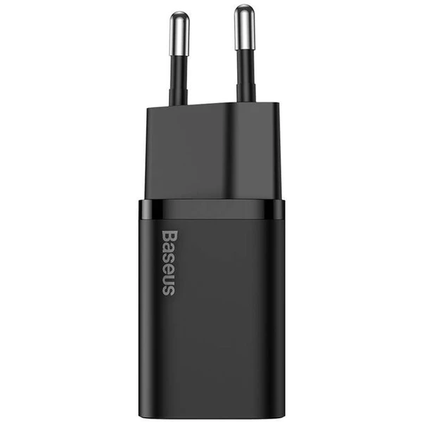 Baseus Rýchlonabíjačka do siete Super Si USB-C PD QC 30W čierna - Nabíjačky - Obrázok LOS5000N01