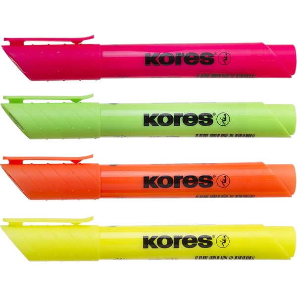 Kores HIGH LINER PLUS popisovače set 4 farieb - Popisovače - Obrázok LQ7H000K01