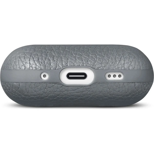 Woolnut Leather kožené puzdro pre AirPods Pro 3. generácia sivé - Puzdra - Obrázok LQJI000K01
