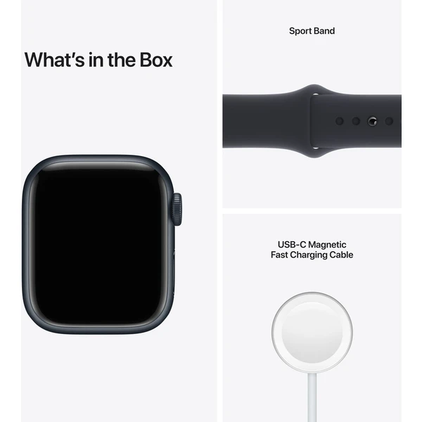 Apple Watch Series 7 41mm hliník (Kategória B) - Inteligentné hodinky - Obrázok LQZZ000501