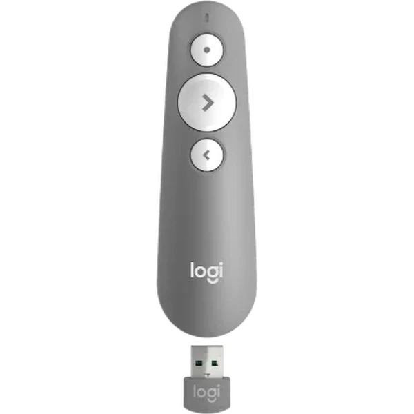 Logitech Wireless Presenter R500 prezentér sivý - Ovládače - Obrázok LRLH000K01