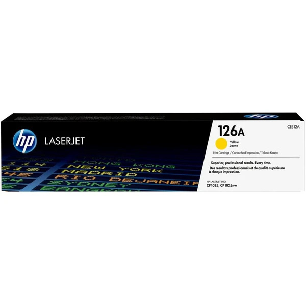 HP CE312A č. 126A Žltá originálna - Tonery - Hlavný obrázok