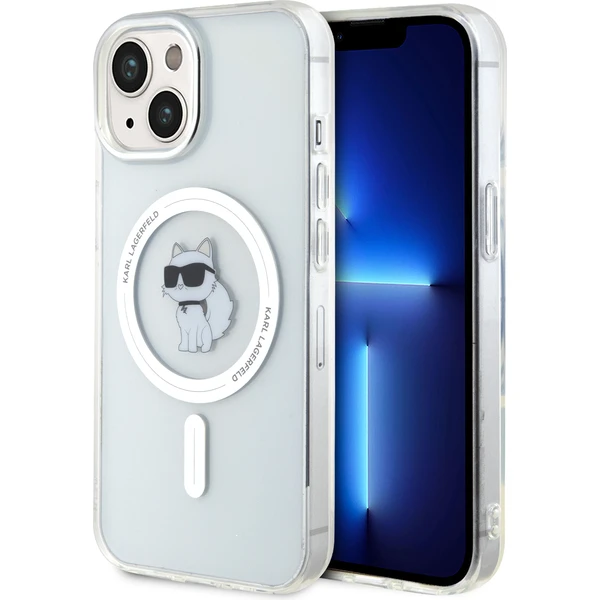 Karl Lagerfeld IML Chúpette MagSafe kryt iPhone 15 číry - Puzdra - Hlavný obrázok