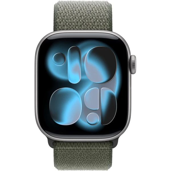 Apple Watch 42/41/40/38mm píniovo zelený prevliekací športový remienok - Remienky - Obrázok LSWH000K01