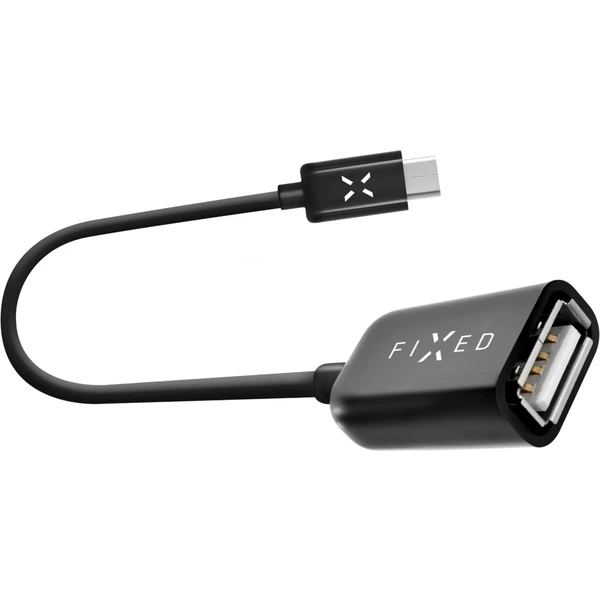 Pevná USB-C/USB-A redukcia 0,2m čierna - Káble a redukcie - Hlavný obrázok