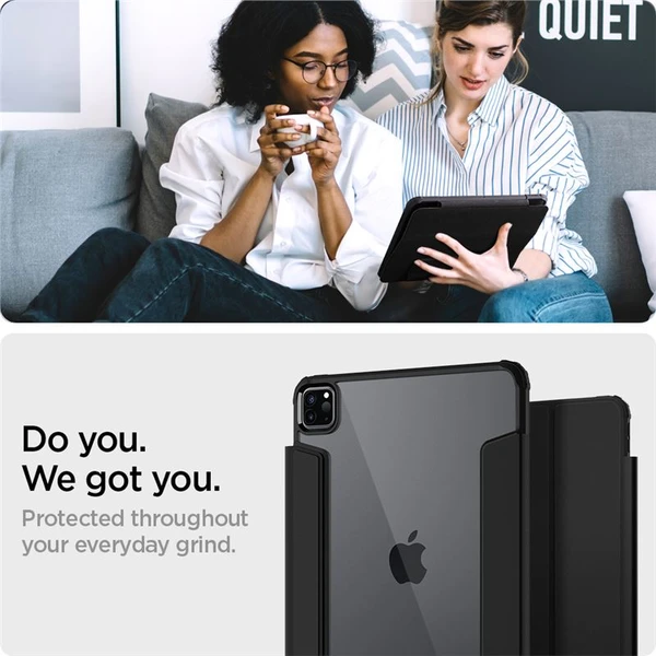 Spigen Ultra Hybrid Pro púzdro iPad Pro 11" (22/21/20/18) čierne - Puzdra - Obrázok LTC5000L01
