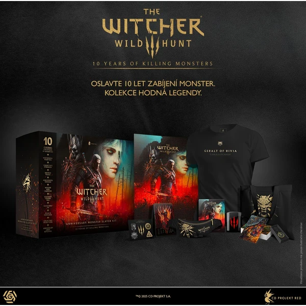 Darčekový set The Witcher 3: 10th Anniversary Monster Slayer Kit - Darčekové sady - Obrázok LTJI000K01