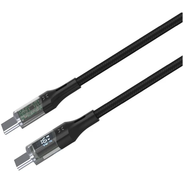 PEVNÝ USB-C/USB-C napájací kábel 100W 1,2m čierny - Káble a redukcie - Obrázok LTM5000J01