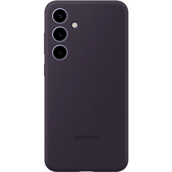 E-shop Samsung Silicone Case Galaxy S24+ Tmavo fialový