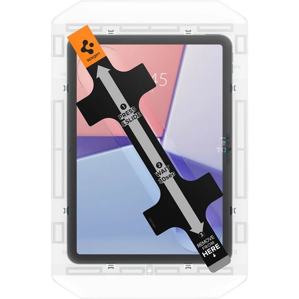 Spigen Glass tR EZ Fit tvrdené sklo iPad Air 11" (2024/2025/2026) 1 ks - Ochranné fólie a sklo - Obrázok LU76000N01