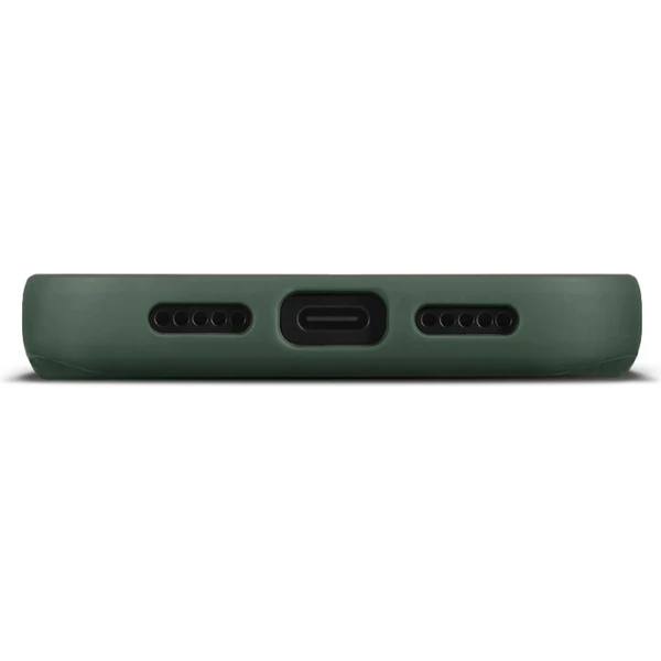 Woolnut MagSafe kožený kryt iPhone 17 Pro tmavo zelený - Puzdra - Obrázok LULH000K01
