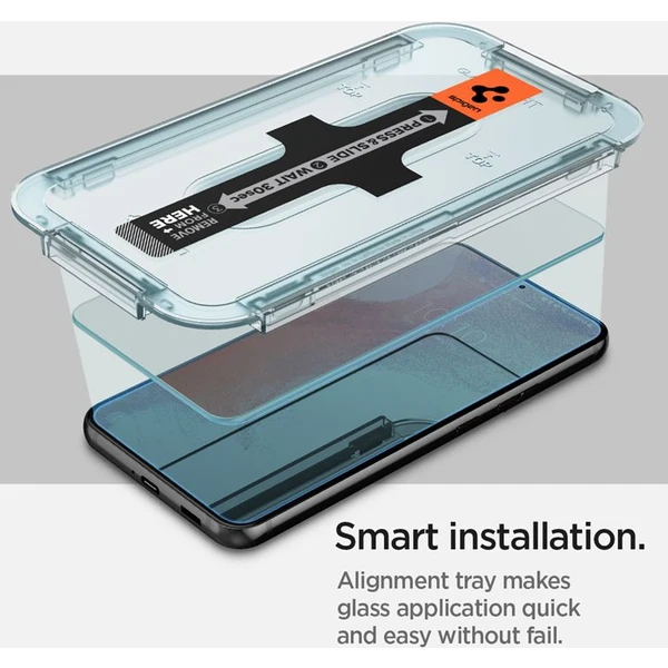 Spigen Glas tR EZ Fit 2 Pack tvrdené sklo Samsung Galaxy S22 - Ochranné fólie a sklo - Obrázok LWE0700301