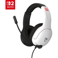 Turtle Beach Airlite Fit herné slúchadlá pre Nintendo Switch 2 čierno-biela - Slúchadlá