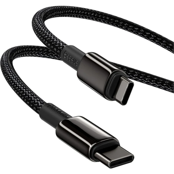 Baseus Tungsten Gold USB-C/USB-C napájací kábel 100W 2m čierny - Káble a redukcie - Obrázok LWKGF00101