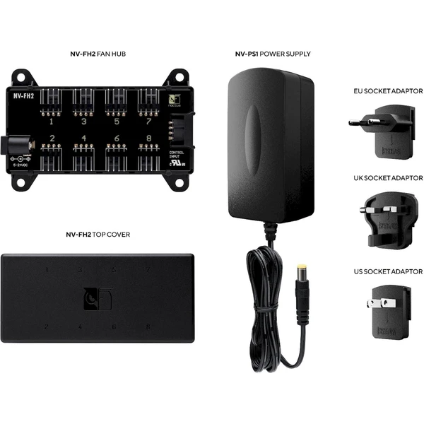 Noctua NV-SPH1 napájací zdroj a rozbočovač pre ventilátory - Komponenty - Obrázok LWRG000K01