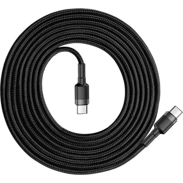 Baseus Cafule USB-C/USB-C napájací kábel 60W 2m čierny - Káble a redukcie - Obrázok LX95300401