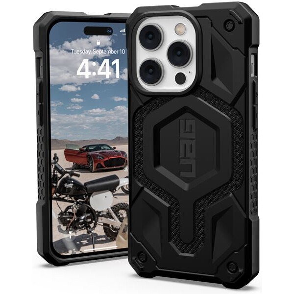 UAG Monarch Pre Kevlar MagSafe iPhone 14 Pre čierny