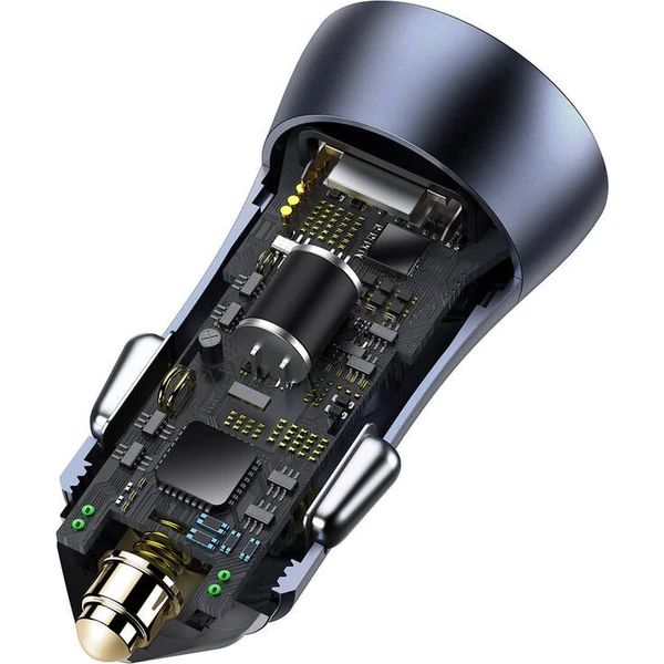 Baseus Golden Contactor Pro 40W USB-C nabíjačka do auta šedá - Nabíjačky - Obrázok LXTL000K01
