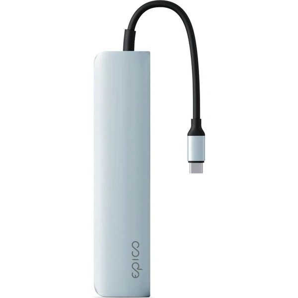 Epico 6v1 hliníkový húb 8K s USB-C blankytne modrá - USB huby - Obrázok LYMJ000K01