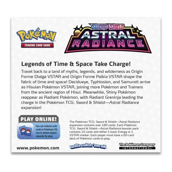 Pokémon TCG: SWSH10 Astral Radiance - Booster - Pokémon karty - Obrázok LYPA100501