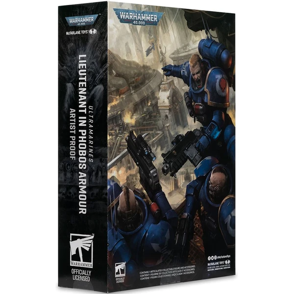 Akčná figúrka McFarlane Toys Warhammer 40K - Ultramarines Lieutenant in Phobos Armor (Artist Proof) - Figúrky - Obrázok LZ6F000K01