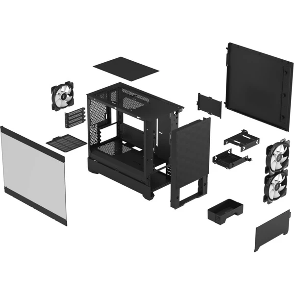 Fractal Design Pop Mini Air RGB čierna - Počítačové skrine - Obrázok LZDVF00101