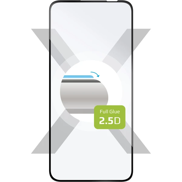 FIXED 2,5D Full-Cover tvrdené sklo Samsung Galaxy A54 5G čierne - Ochranné fólie a sklo - Hlavný obrázok