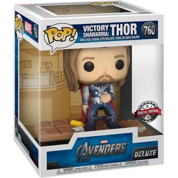 Funko POP! #760 Deluxe Marvel: Avengers - Thor w/Shawarma - Funko POP! - Obrázok M06D000P01