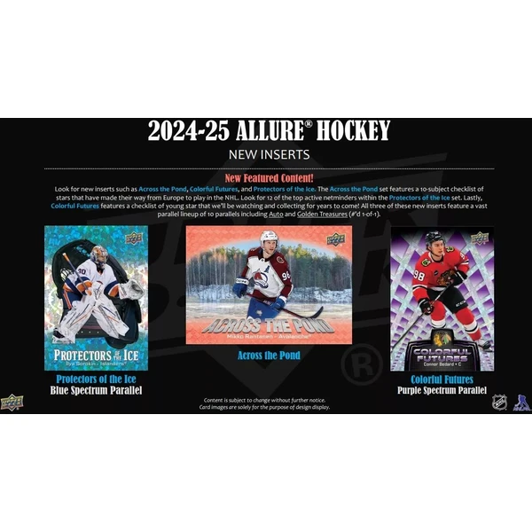Hokejové karty 2024-25 Upper Deck Allure Hockey Hobby Box - Hokejové karty - Obrázok M08E000L01