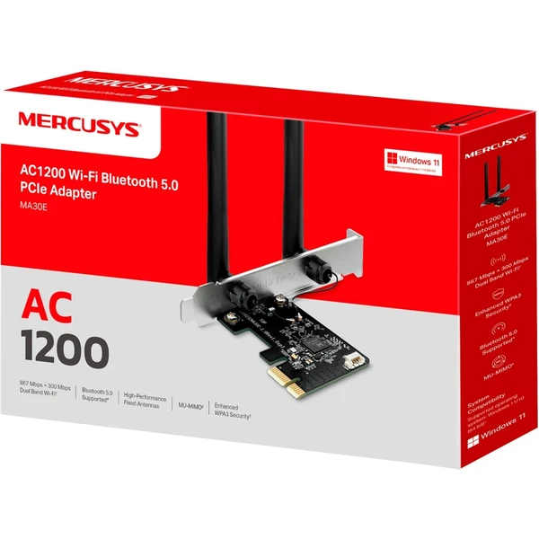 Mercusys MA30E WiFi adaptér - Sieťové karty - Obrázok M0F5000N01