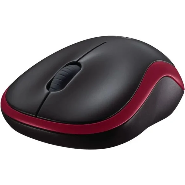 Logitech Wireless Mouse M185 bezdrôtová myš červená - Myši - Obrázok M0OR000501