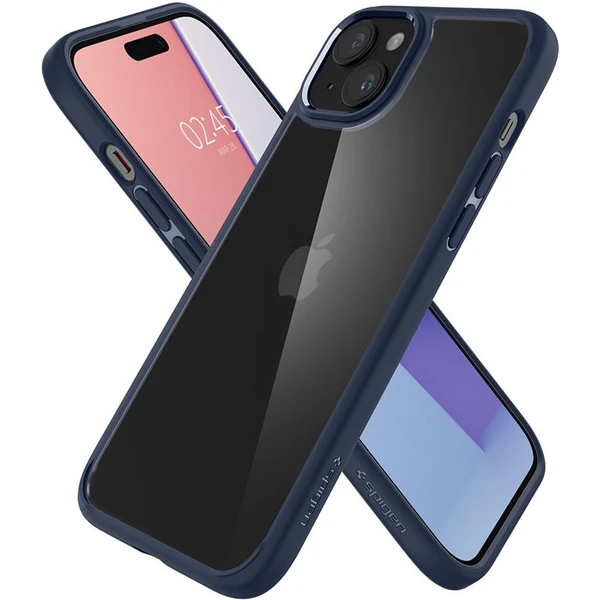 Spigen Ultra Hybrid kryt iPhone 15 modrý - Puzdra - Obrázok M0U8000601