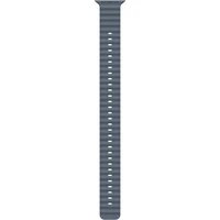 Apple Watch 49/46/45/44mm oceľovo modré predĺženie Oceánskeho remienka prírodný titán - Remienky