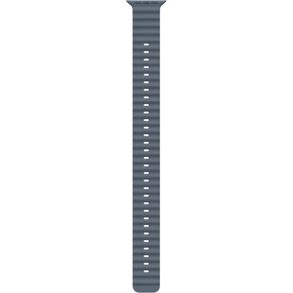 Apple Watch 49/46/45/44mm oceľovo modré predĺženie Oceánskeho remienka prírodný titán