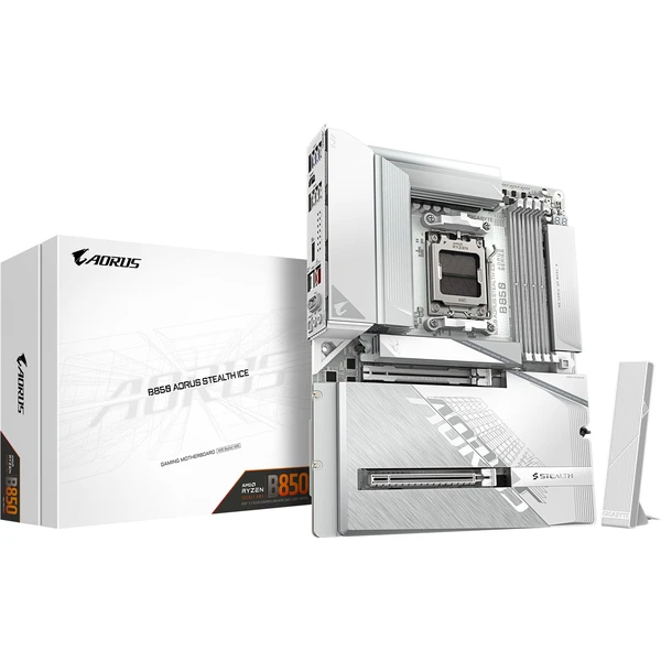 Gigabyte B850 A STEALTH ICE - Základné dosky - Obrázok M19L000K01