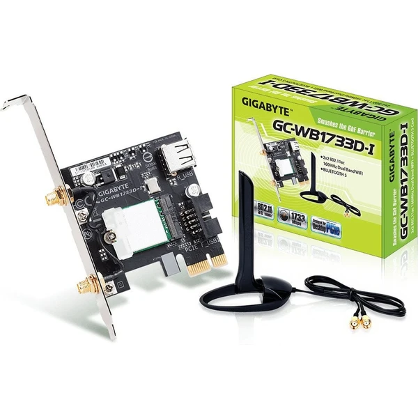 GIGABYTE PCI-E Wi-Fi 5 rozširujúca karta - Sieťové karty - Obrázok M1C5000K01