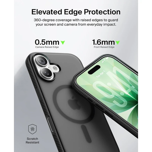 Belkin SheerForce Grip MagSafe kryt iPhone 17 čierny - Puzdra - Obrázok M1CN000K01