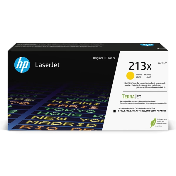 HP W2132X č. 213X Žltá Originálne - Tonery - Hlavný obrázok