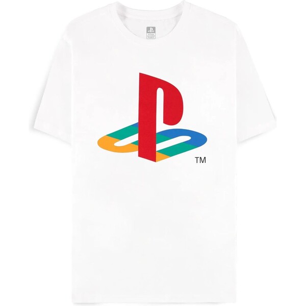 Tričko PlayStation - Logo Classic biele XL