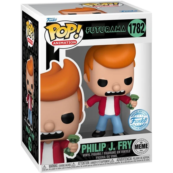 Funko POP! #1782 Animation: Futurama - Philip J. Fry (Meme) (Special) - Funko POP! - Obrázok M1YB000K01