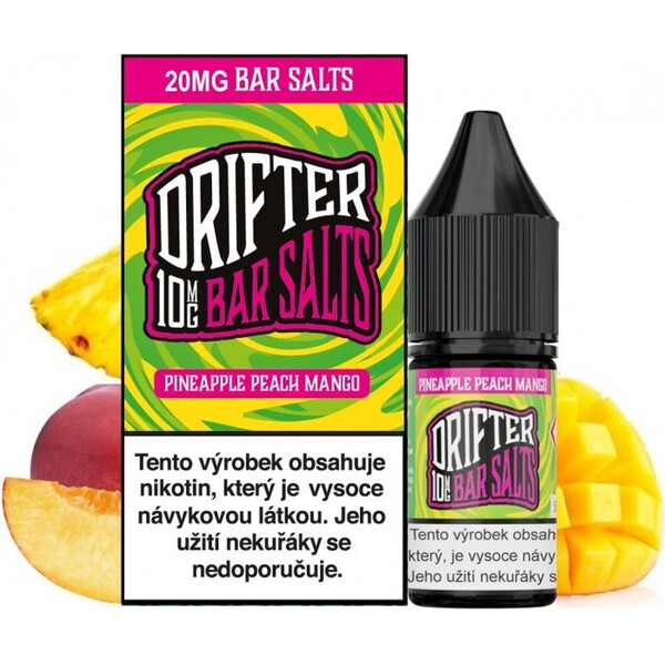 E-shop Liquid Drifter Bar Salts Pineapple Peach Mango 10ml (20mg)